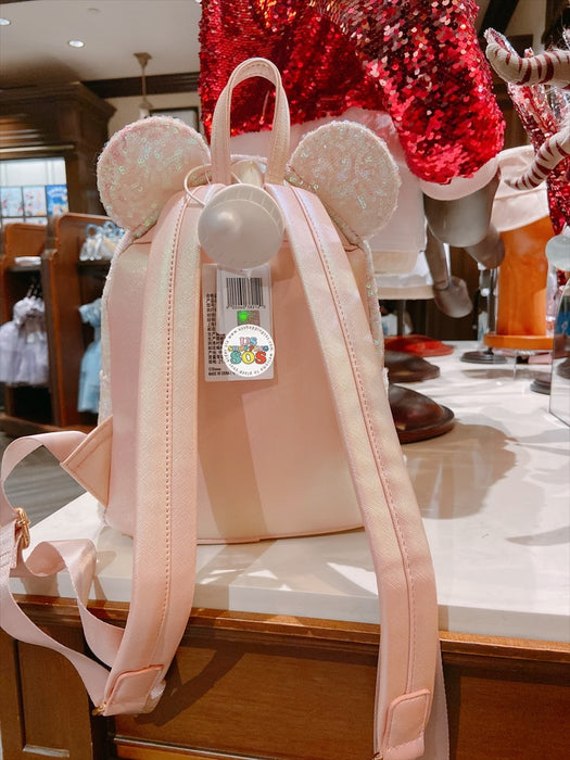 SHDL - Minnie Mouse Pastel Color Sequin Backpack