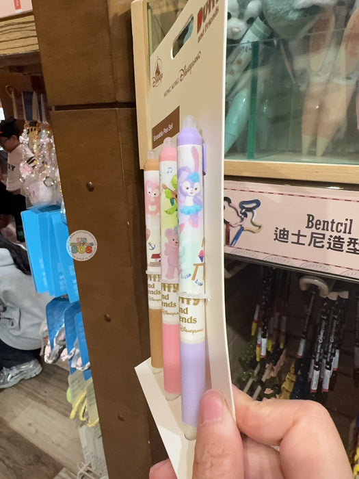 HKDL - 2026 Duffy & Friends Erasable Pen Set of 3