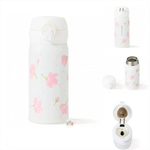 Starbucks China - Sakura Cherry Blossom 2025 x 20. Pink Sakura Stainless Steel Thermos Bottle 350ml (Release Date: Feb 11, 2025)