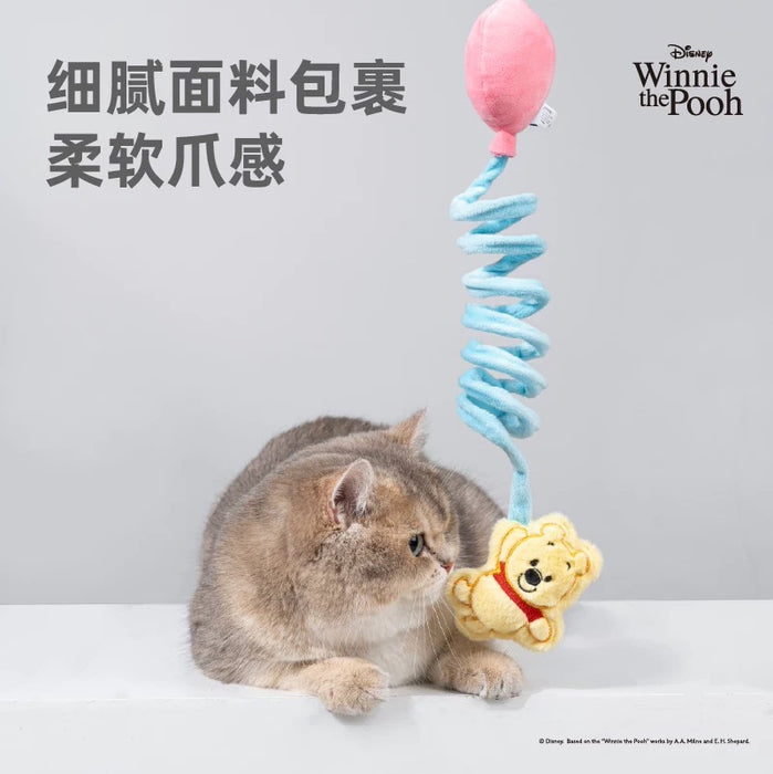 China Exclusive - Winnie the Pooh Cat Toy, Hangable and Interactive
