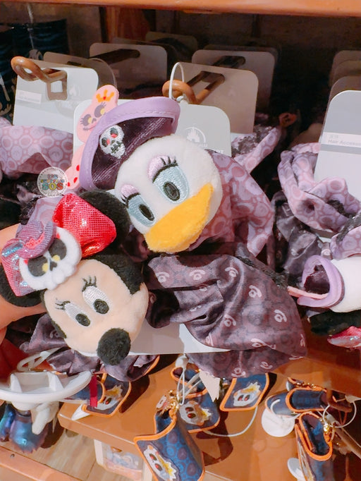 SHDL - Mickey and Friends Sunken Treasure Collection x Minnie Mouse & Daisy Duck Plushy Hair Scrunchies Set