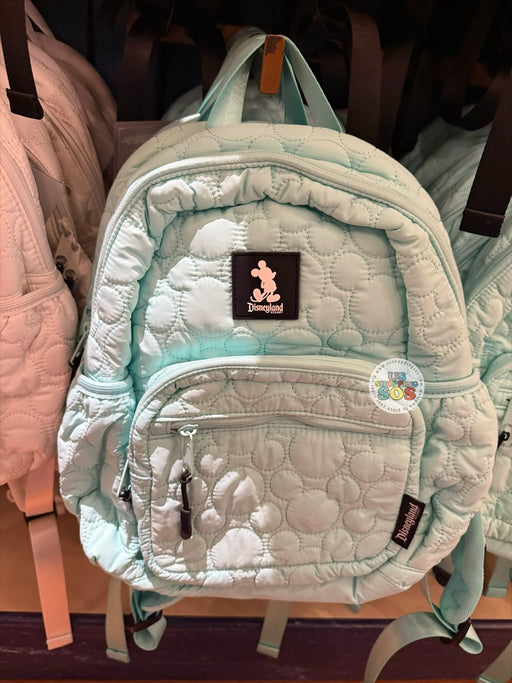 DLR/WDW - Mickey Mouse Park Logo Quilted Headband Friendly Mint Green Mini Backpack