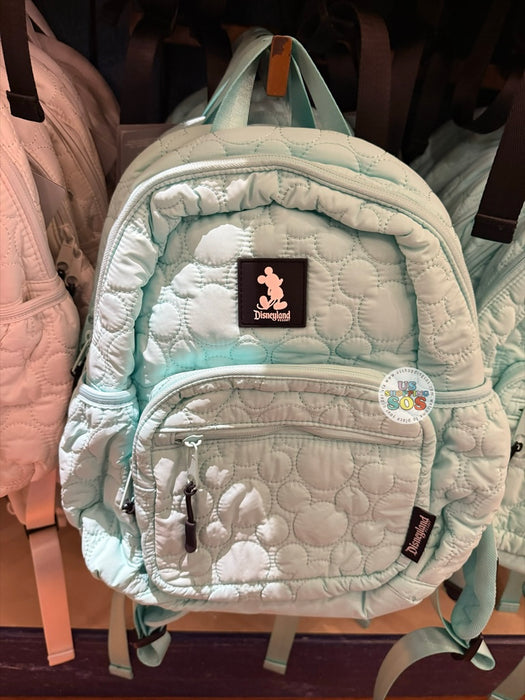 DLR/WDW - Mickey Mouse Park Logo Quilted Headband Friendly Mint Green Mini Backpack