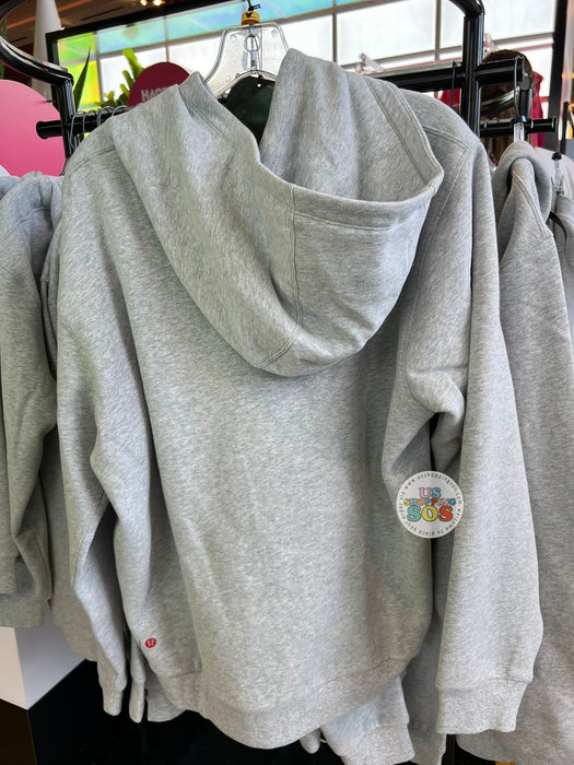 DLR/WDW - Disney x Lululemon Mickey Mouse Heather Silver Drop Steady State Pullover Hoodie (Adult)