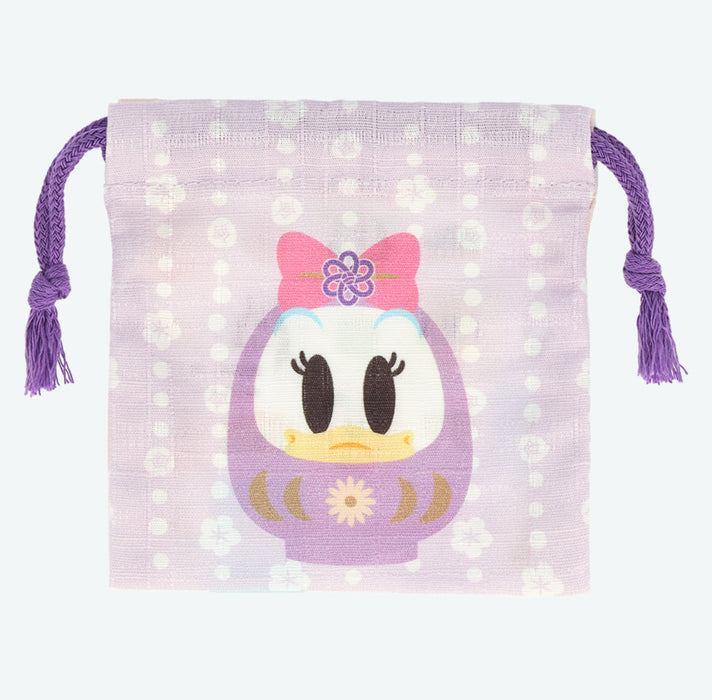 TDR - 2026 Happy New Year Mickey & Friends Collection x Mickey & Friends "Daruma" Drawstring Bags Blind Box (Single Bag) (Release Date: Dec 1, 2025)