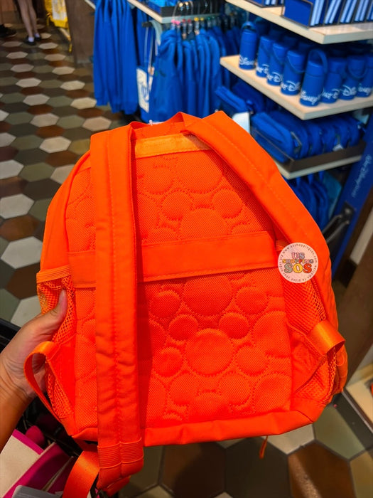 DLR/WDW - Logo Mania 2026 Park Hopper - Bright Orange Park Logo Headband Friendly Mini Backpack