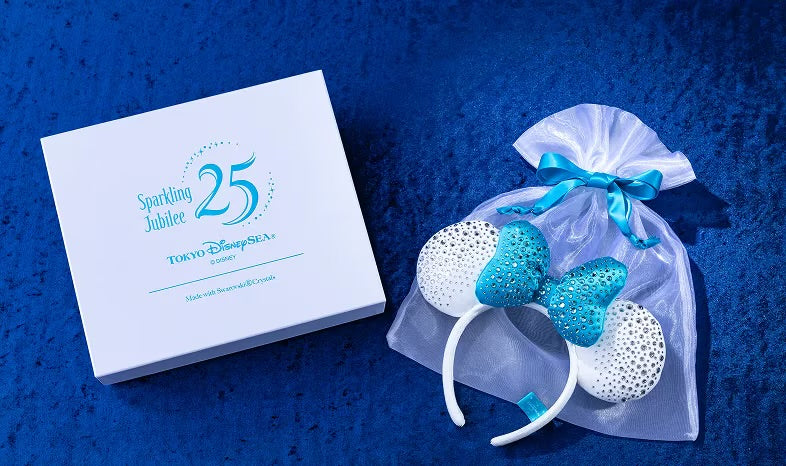 TDR - Tokyo DisneySea 25th Anniversary "Sparkling Jubilee" x Swarovski R Crystal Minnie Mouse Ear Headband (Release Date: Nov 25, 2026)