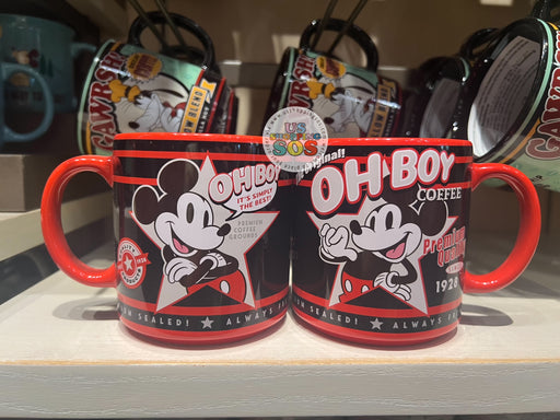 DLR/WDW - Mickey Coffee Theme Ceramic Mug 17oz