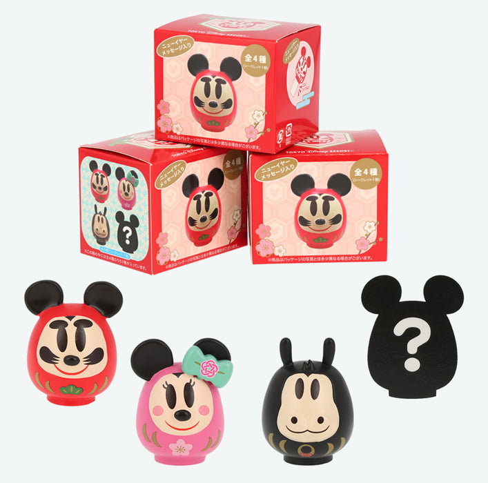 TDR - 2026 Happy New Year Mickey & Friends Collection x Mickey & Friends "Daruma" Shaped Figure Blind Box (Release Date: Dec 1, 2025)