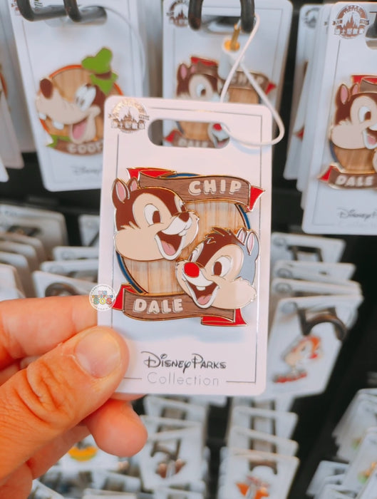 SHDL - Chip & Dale ‘Wood’ Pin Badge