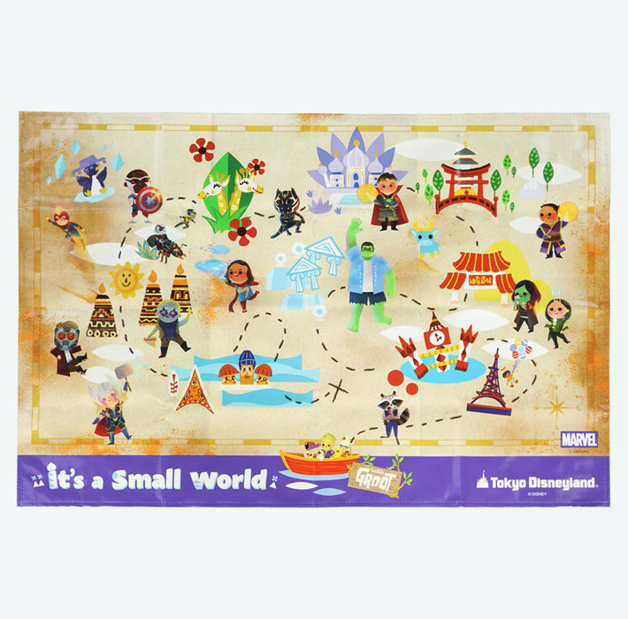 TDR - "It's a Small World with Groot x Marvel" Collection x Picnic Sheet & Bag Set of 2 (Release Date: Dec 26, 2025)