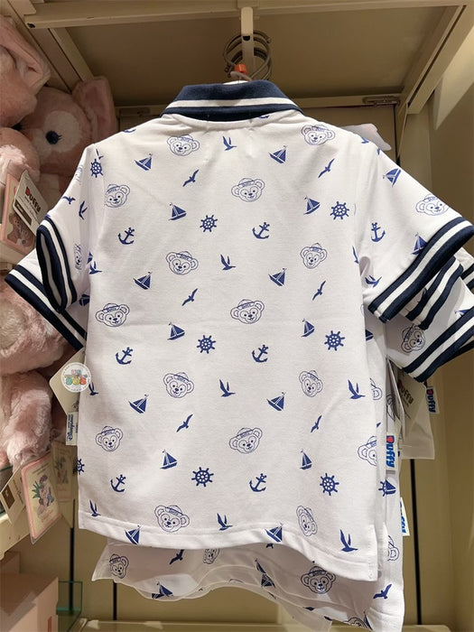 HKDL - Duffy Sailor All Over Print Polo T Shirt for Kids
