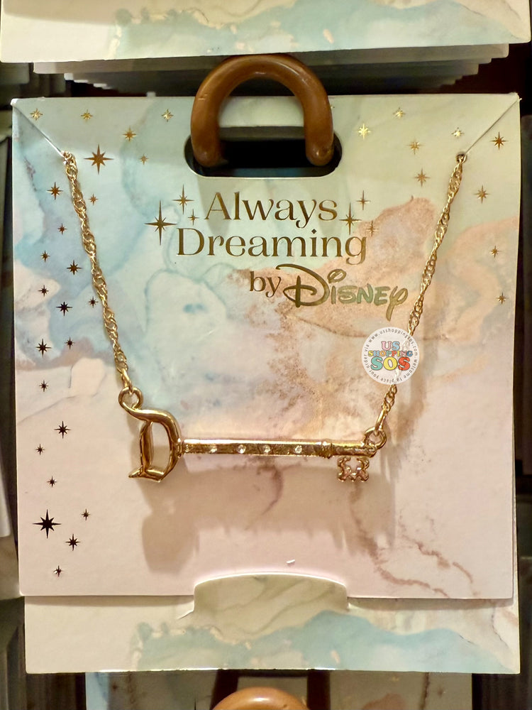 DLR/WDW - Always Dreaming by Disney - “D” Key Necklace