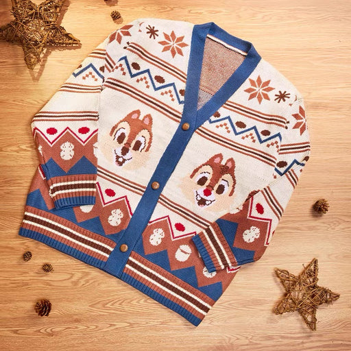 SHDS - 2026 Chip & Dale Fair Isle Winter Collection x Chip & Dale Knit Cardigan for Adults (Release Date: Oct 20, 2026)