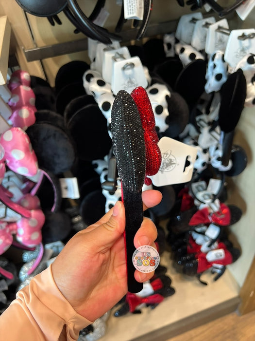 DLR/WDW - Minnie Mouse All-Sparkling-Rhinestone Ear Headband