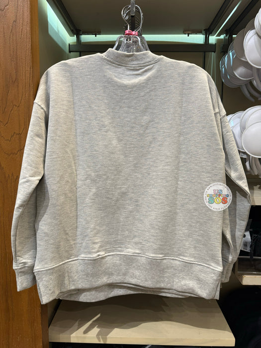 DLR/WDW - Mickey Icon Castle Park Logo Light Grey Pullover (Adult)