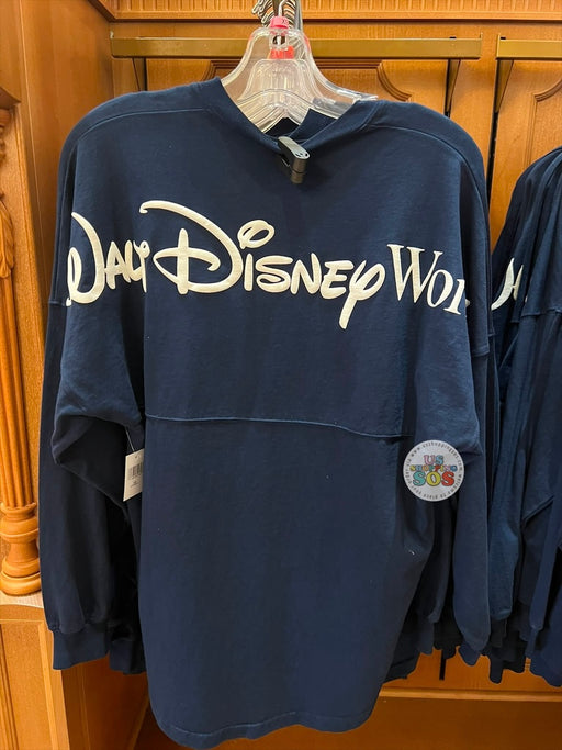 WDW - Spirit Jersey "Walt Disney World" White Puffy Ink Navy Pullover (Adult)