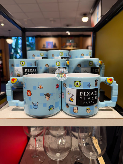 DLR/WDW - Pixar Place Hotel - Pixel Characters Ceramic Mug
