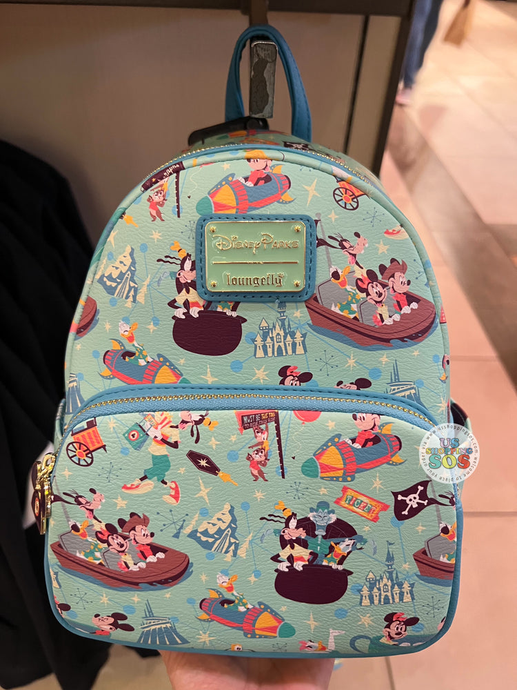 DLR - Disneyland Play in the Park 2024 - Loungefly All-Over-Print Backpack