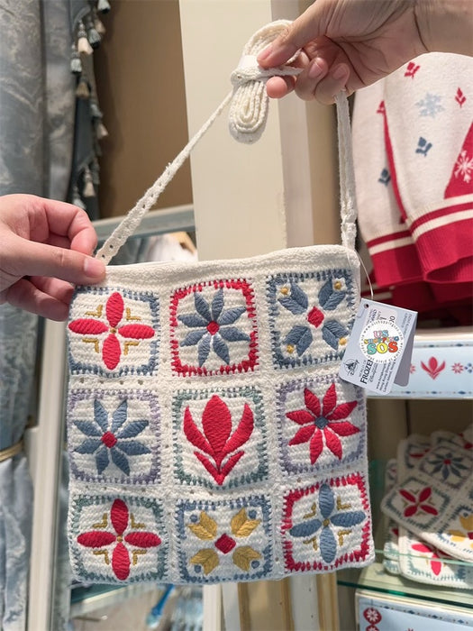 HKDL - World of Frozen 1st Anniversary Crochet Shoulder Bag
