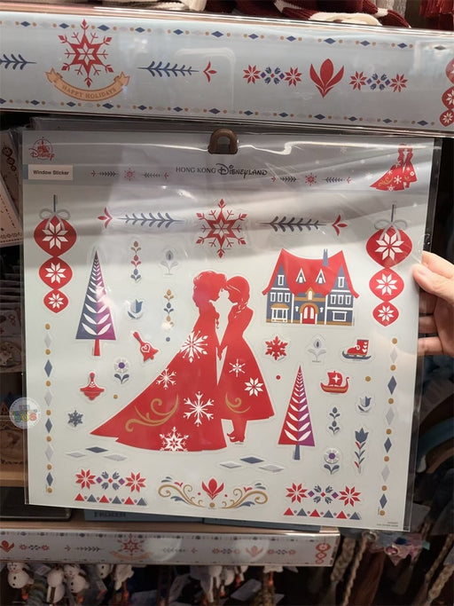 HKDL - World of Frozen 1st Anniversary x Window Stickers