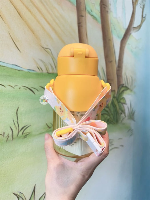 HKDL - Winnie the Pooh Lemon Honey Collection x Winnie the Pooh and Friends Drink Bottle with Strap