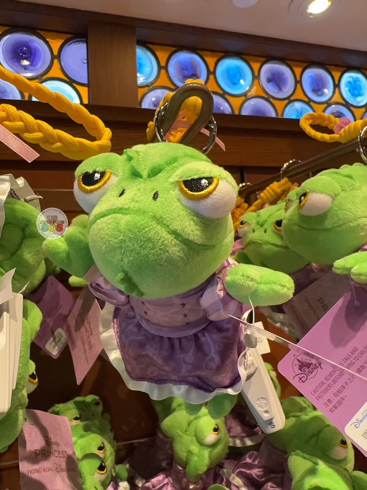 HKDL - 2026 Tangled Collection x Tangled Pascal in a Dress Plush Keychain