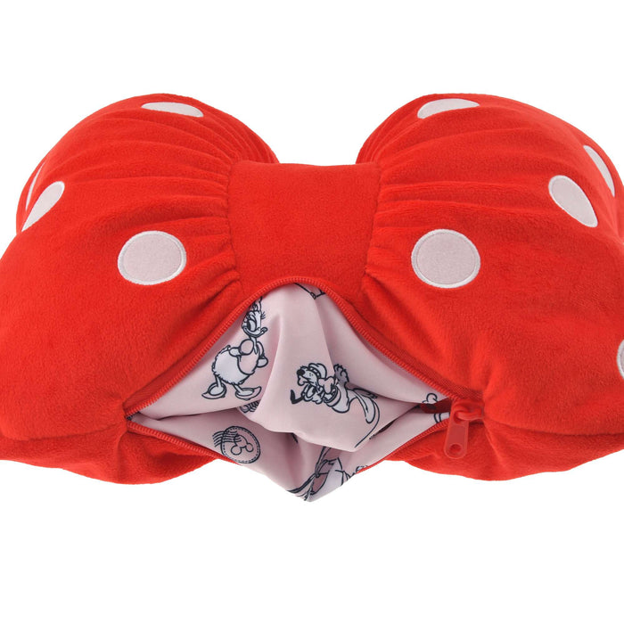JDS - 2026 Let's Travel Mickey & Friends Ribbon 2 Ways Neck Pillow