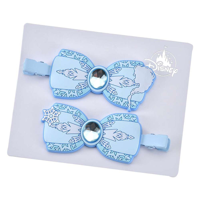 JDS - MAEGAMI Hair Zakka x Elsa ‘Color Clip Stone Ribbon’ Hair Clip Set