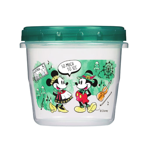 Japan Disney Collaboration - Ziploc® x Disney Spring 2024 - Mickey & Minnie Austria-Inspired 🇦🇹 Screwlock® 730ml (1 Pc)
