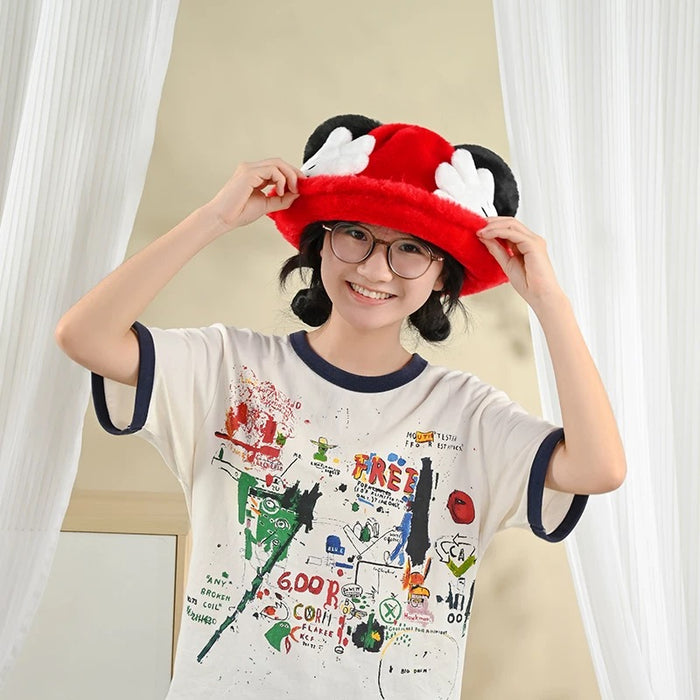 China Exclusive- Mickey Mouse ‘Glove’ Fluffy Bucket Hat (Adults)