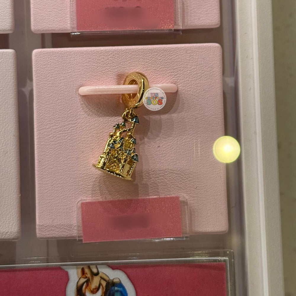 DLP - PANDORA Disneyland Paris Castle Charm (Gold Color)