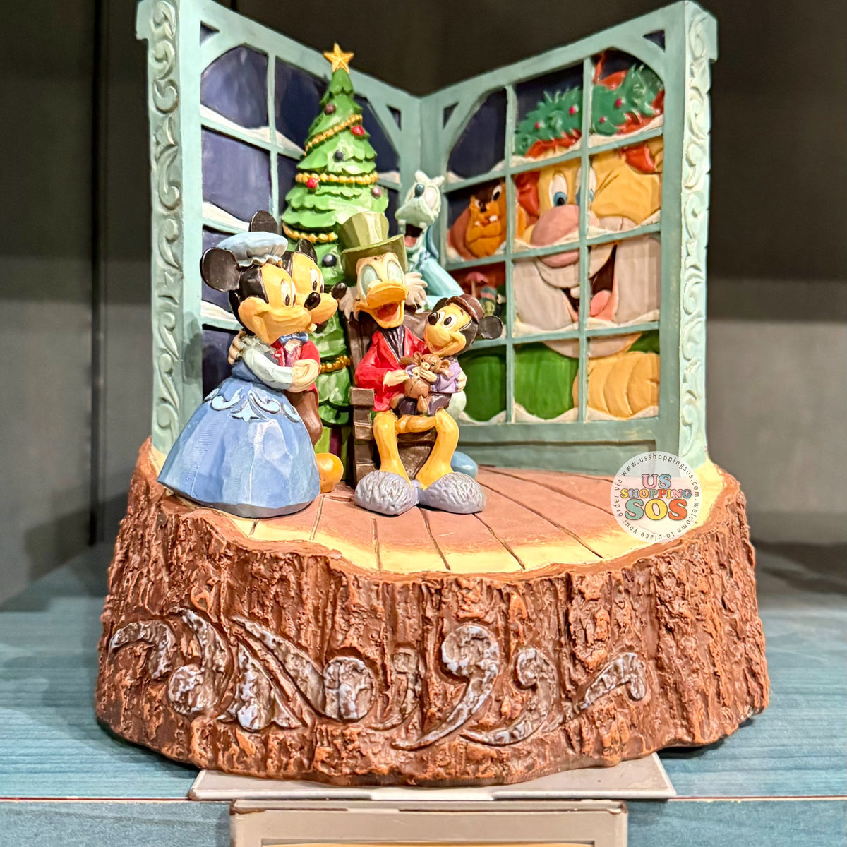 DLR/WDW - Jim Shore Mickey & Minnie Christmas Carol “God Bless Us