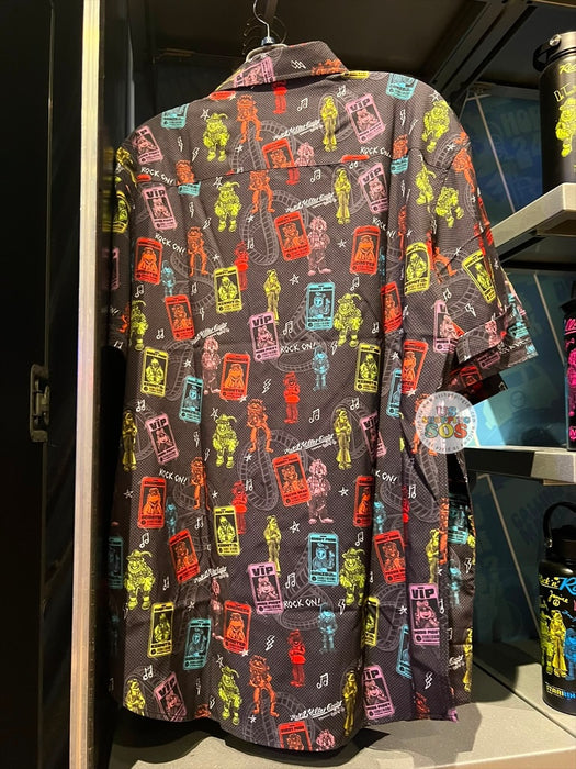 WDW - Rock ‘n’ Roller Coaster Starring The Muppets 2026 - RSVLT All-Over-Print Button-Up Shirt (Adult)