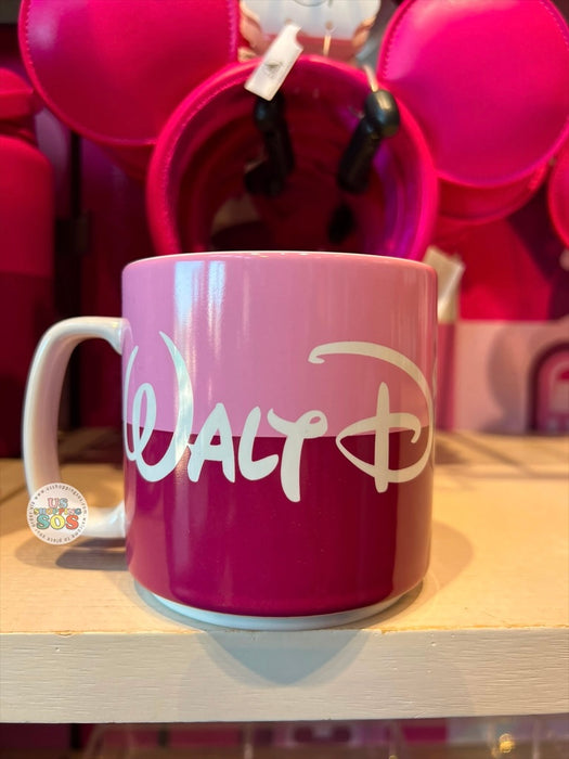 DLR/WDW - Logo Mania 2026 Fantasyland Feels - Bright Pink Park Logo Ceramic Mug