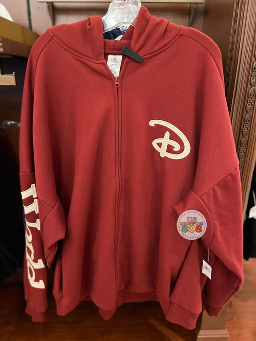 DLR/WDW - Castle Authentic Original Est Crimson Hoodie Jacket (Adult)