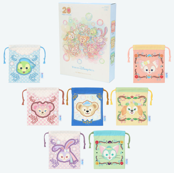 TDR - Duffy & Friends "Heartfelt Letters of Friendship" Collection x Mystery Drawstring Pouch Whole Box of 7 (Release Date: Jan 8, 2026)