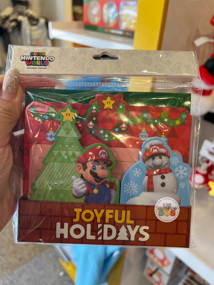 Universal Studios - Super Nintendo World Christmas 2024 - Memo Pad Set