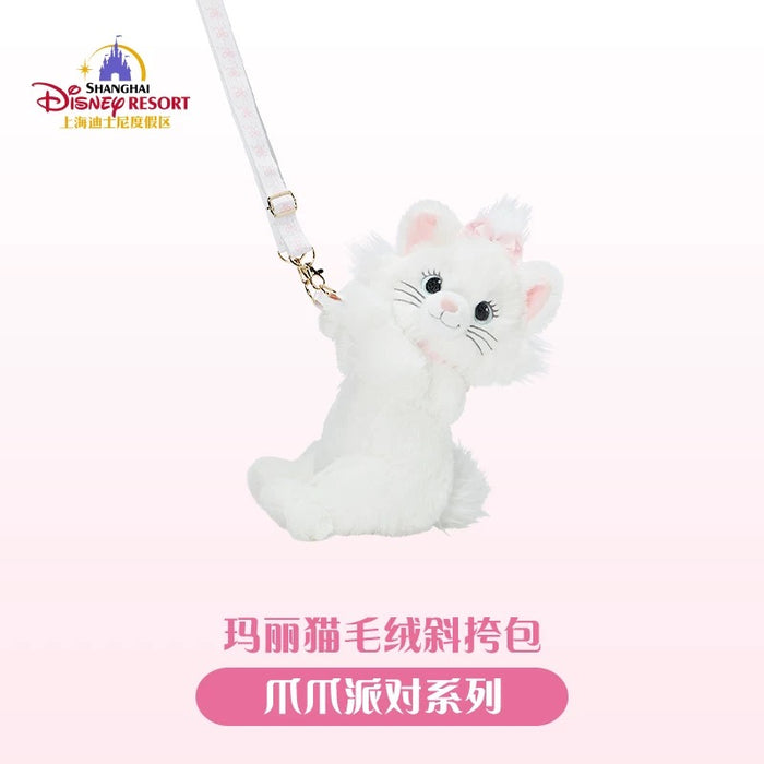 SHDL - Disney Cats "Paw Paw" Party x Marie Plush Shaped Shoulder Bag
