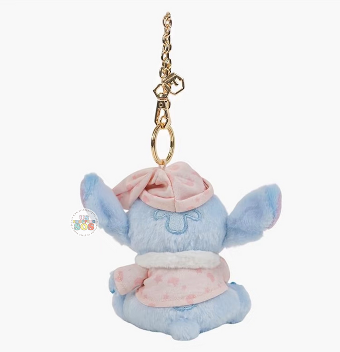 China Exclusive Potdemiel - 2026 Stitch & Scrump Pajama Plush Keychain (Color: Light Blue)