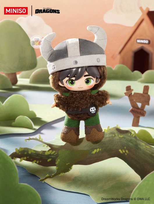 MINISO China - 2026 How to Train your Dragon The Dragon League Tale of Berk Vinyl Plush Keychain Blind Box