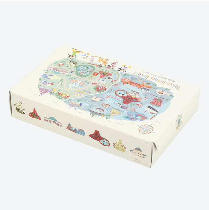 TDR - Tokyo Disney Resort "Park Map Motif" Collection - Chocolate Covered Wafers (Release Date: July 11, 2024)