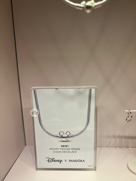 DLR - Disney x Pandora - Mickey Mouse Snake Chain Necklace