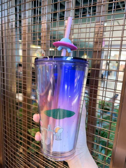 Starbucks Hong Kong - Out of This World Collection x Aliens Cold Cup with Straw (16oz)