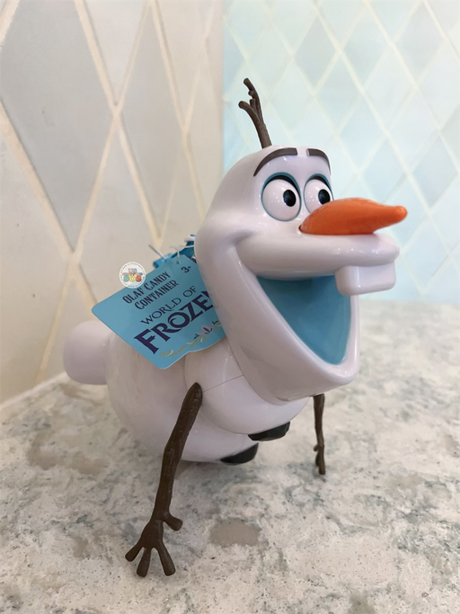 HKDL - World of Frozen Olaf Shaped Assorted Hard Candy Bucket