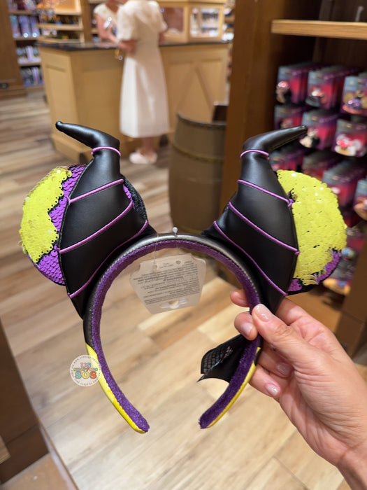 HKDL - 2026 Disney Halloween - Disney Villians x Maleficent 2 Sided, 2 Colors Ear Headband