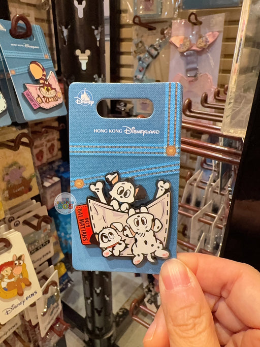 HKDL - 101 Dalmatian in a Jean Pocket Pin
