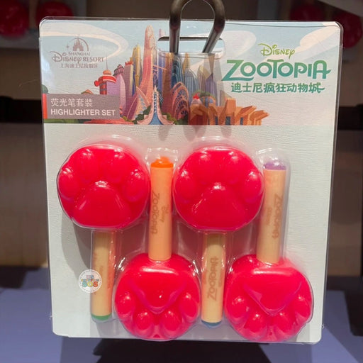 SHDL - Zootopia x Pawpsicles Shaped Highliger Set