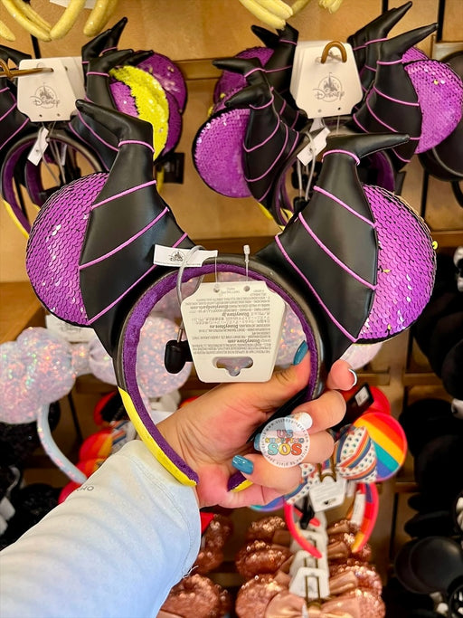 DLR/WDW - Maleficent Horn & Sequin Ear Headband 2026