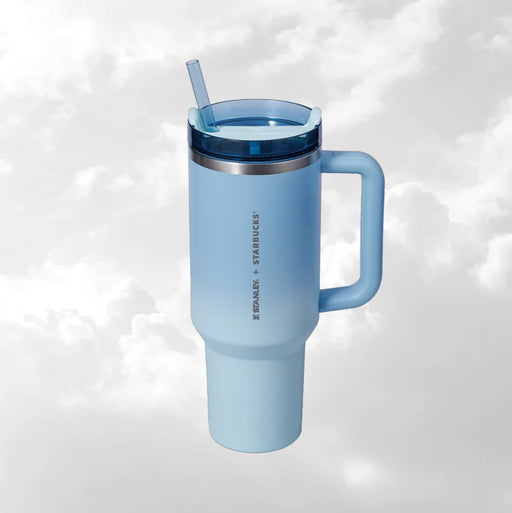 Starbucks Hong Kong - 40oz Dusty Blue Stanley Stainless Steel Quencher Tumblers